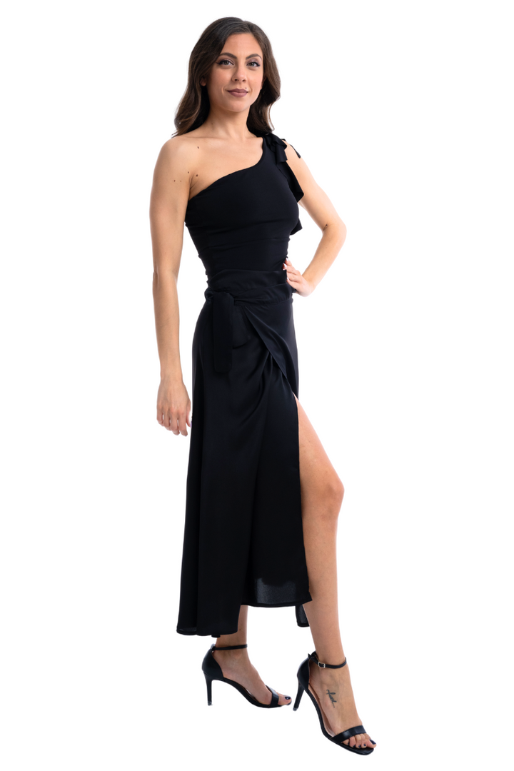 Satin Wrap Dance Skirt