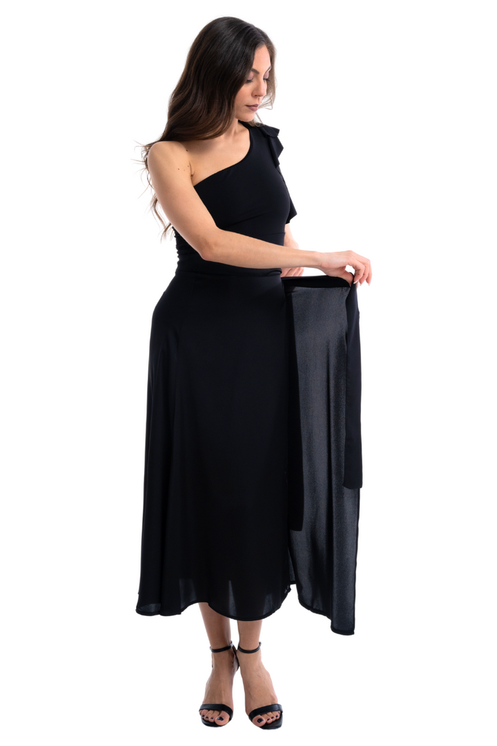 Satin Wrap Dance Skirt