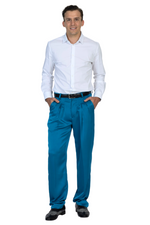 Load image into Gallery viewer, Satin Men&#39;s Tango Pants With Three Pleats
