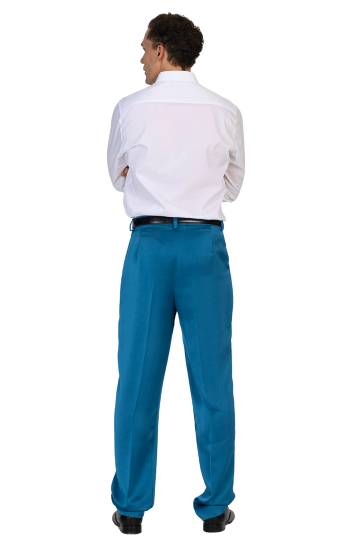 Satin Men's Tango Pants With Three Pleats