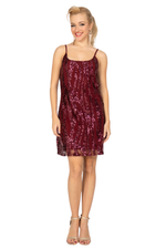 Load image into Gallery viewer, Sequin Cami Party Dress
