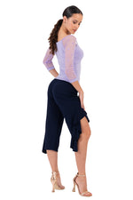 Load image into Gallery viewer, Side Ruffled Capri Pants
