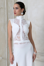 Load image into Gallery viewer, Silver Crystal Circular Tango Earrings