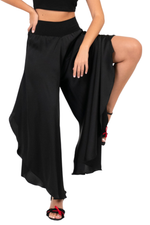 Load image into Gallery viewer, Skirt Style Flowy Wide-Leg Satin Dance Pants
