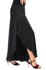 Load image into Gallery viewer, Skirt Style Flowy Wide-Leg Satin Dance Pants