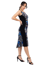 Load image into Gallery viewer, Skyline Print Hourglass Tango Dress