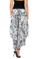 Load image into Gallery viewer, Skyline Print Skirt Style Flowy Dance Pants