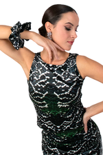 Load image into Gallery viewer, Snake Print Velvet Scrunchie