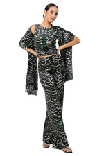Load image into Gallery viewer, Snake Print Velvet Shawl
