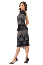Load image into Gallery viewer, Spade Print One-Sleeve Tango Top