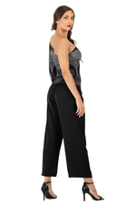 Load image into Gallery viewer, Spade Print One-Sleeve Tango Top