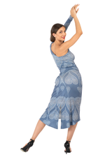 Load image into Gallery viewer, Spade Print One-Sleeve Tango Top