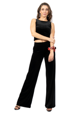 Load image into Gallery viewer, Spanish Floral Print Velvet Scrunchie