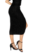 Load image into Gallery viewer, Sparkling Pencil Skirt With Gatherings