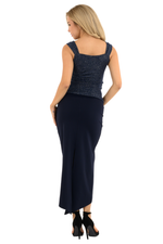 Load image into Gallery viewer, Sparkling Square Neckline Top With Thick Straps
