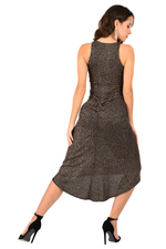 Load image into Gallery viewer, Sparkling Mesh V-Neck Fishtial  Tango Dress
