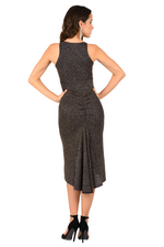 Load image into Gallery viewer, Sparkling Mesh V-Neck Fishtial Tango Dress
