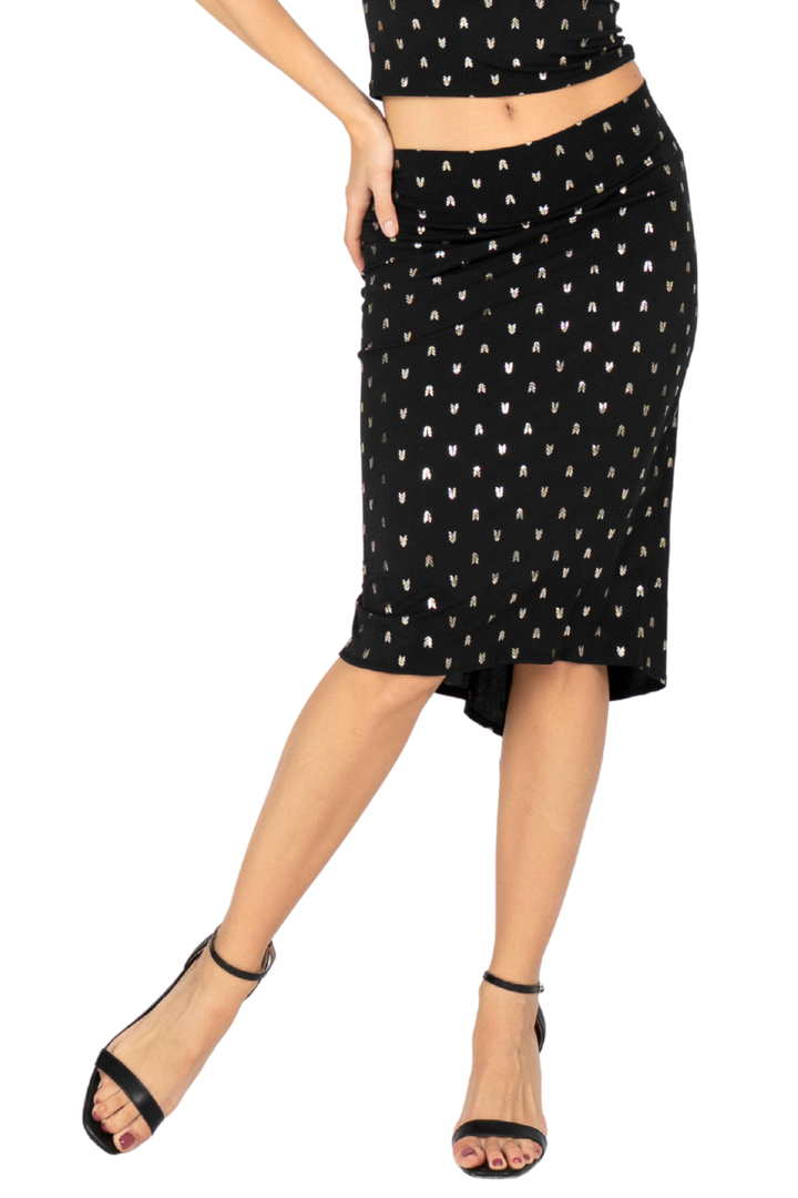 Sparkling Fishtail Tango Skirt