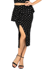 Load image into Gallery viewer, Sparkling Peplum Tango Skirt
