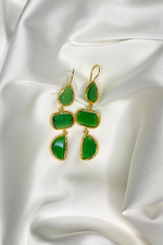 Load image into Gallery viewer, Stella Green Tango Earrings
