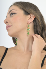 Load image into Gallery viewer, Stella Green Tango Earrings
