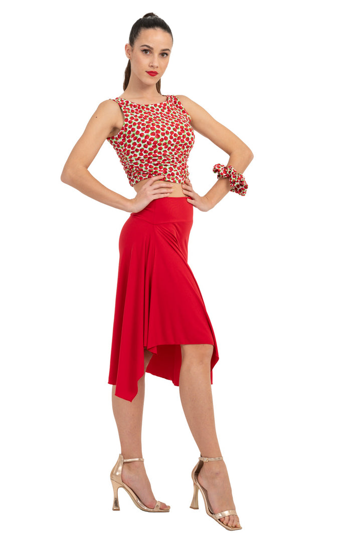 Skirt With Side Draping