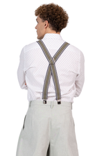 Load image into Gallery viewer, Striped Men's Adjustable Suspenders