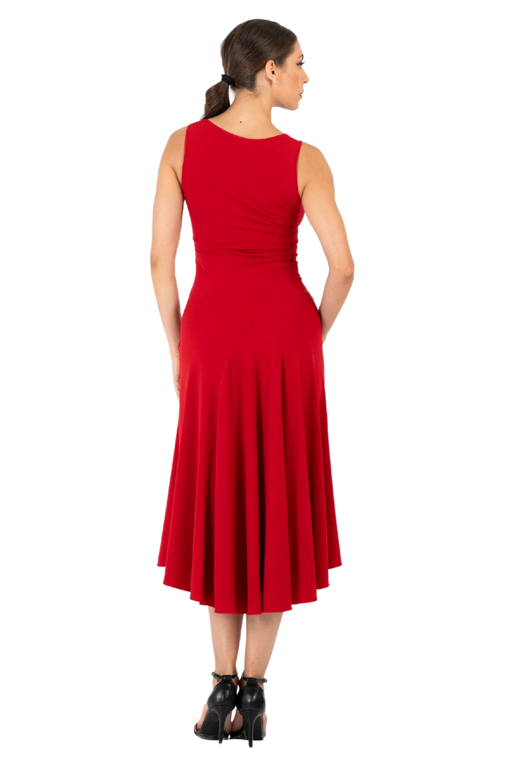 Sweetheart Neckline Tango Dress With Right Slit