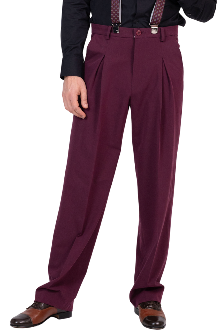 Tango Pants With Front & Back Pleat