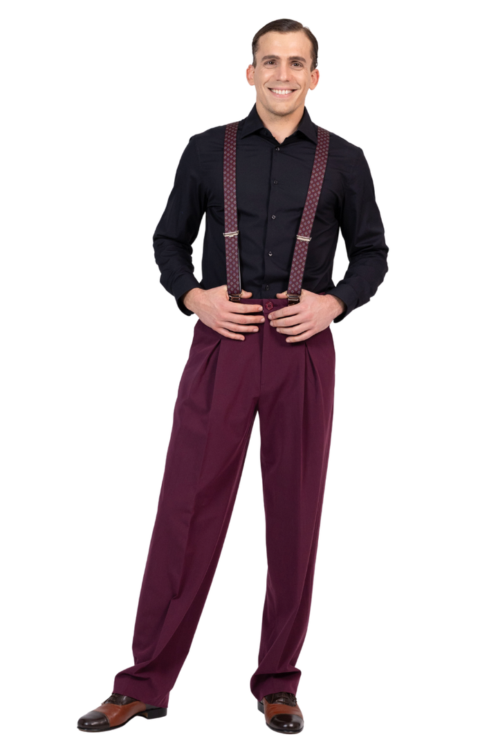 Tango Pants With Front & Back Pleat