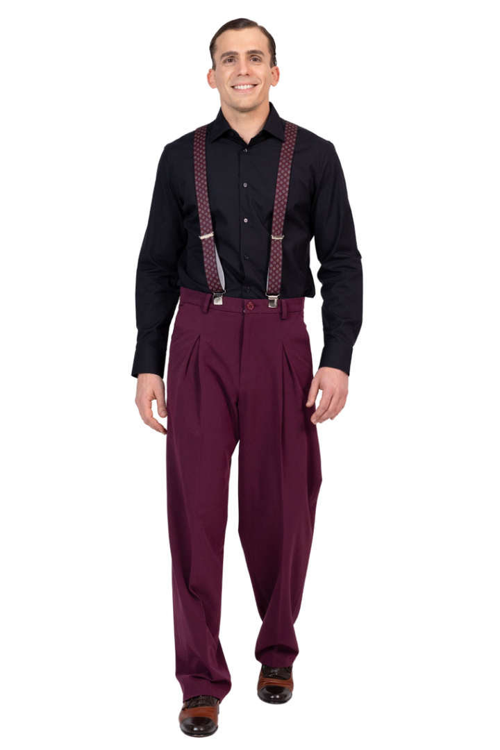 Tango Pants With Front & Back Pleat