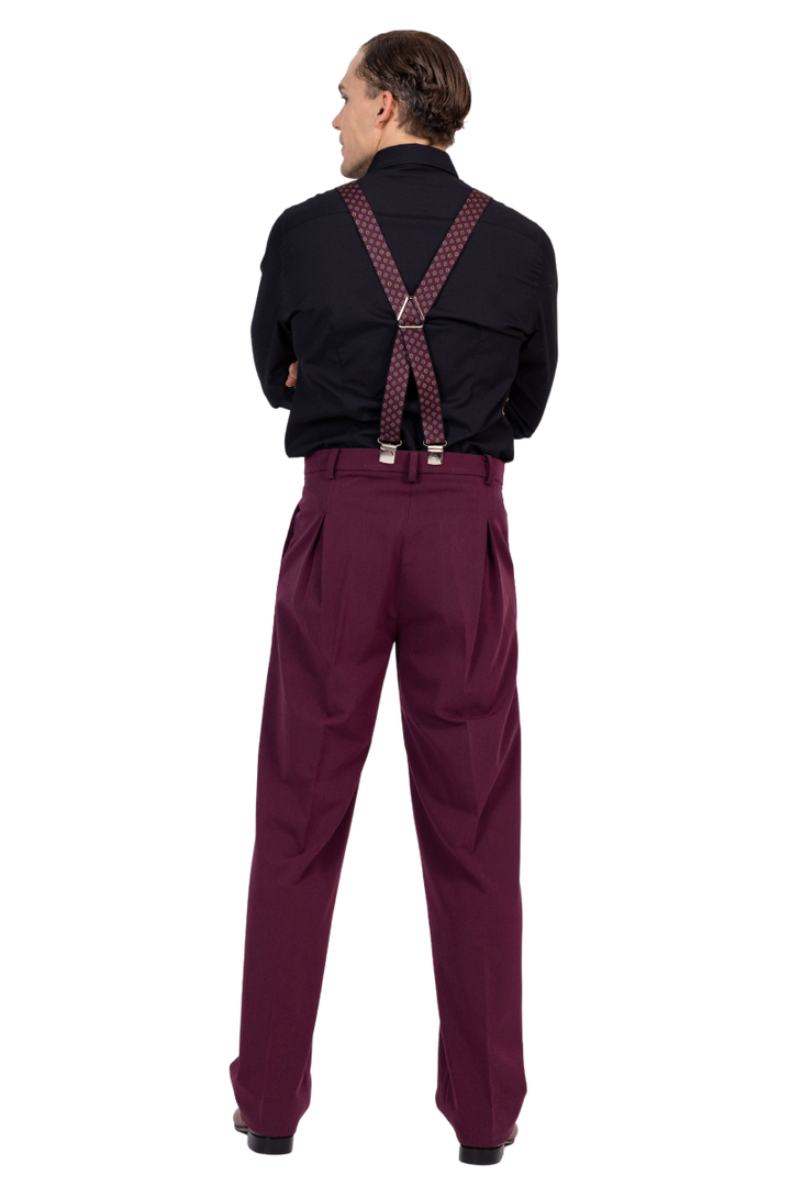 Tango Pants With Front & Back Pleat