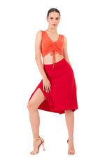 Load image into Gallery viewer, Tango Skirt With Rich Back Draping