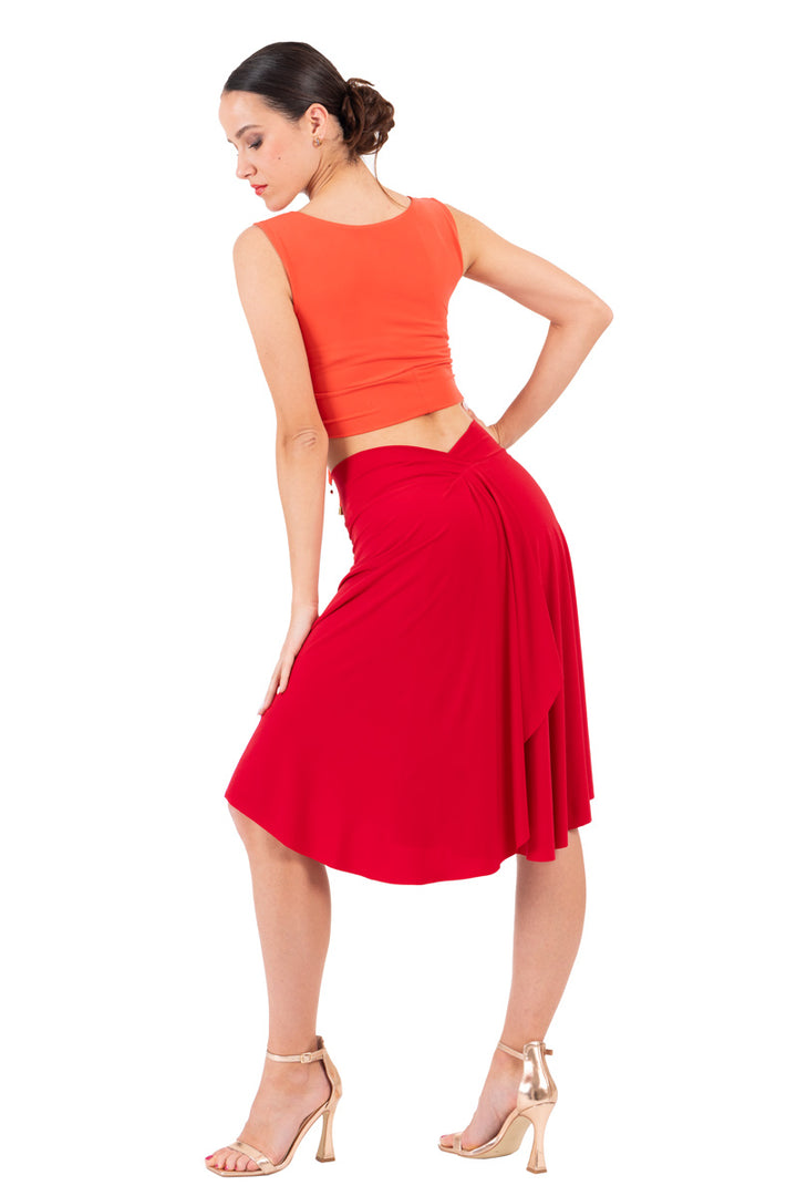 Tango Skirt With Rich Back Draping