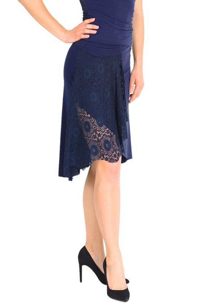 Tango Skirt with Lace Panel