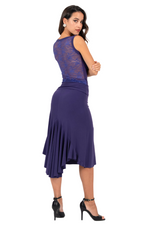 Load image into Gallery viewer, Lace Back Tango Top With Draped Neck
