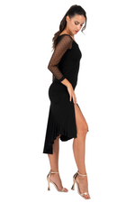 Load image into Gallery viewer, Tango Skirt With Ruffled Long Back Tail
