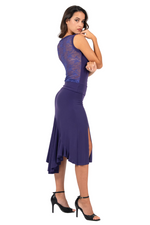 Load image into Gallery viewer, Tango Skirt With Ruffled Long Back Tail
