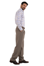 Load image into Gallery viewer, Taupe Tango Pants With Two Pleats
