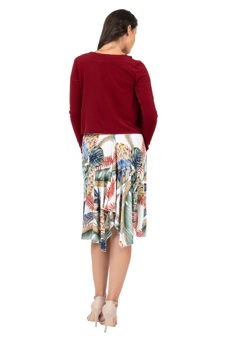 Ruffled Cropped Tango Jacket