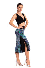 Load image into Gallery viewer, Two-layer Printed Georgette Cropped Culottes