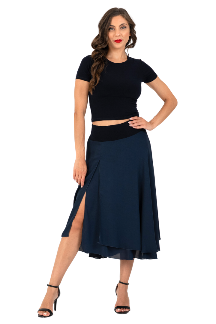 Two-layer Georgette Dance Skirt