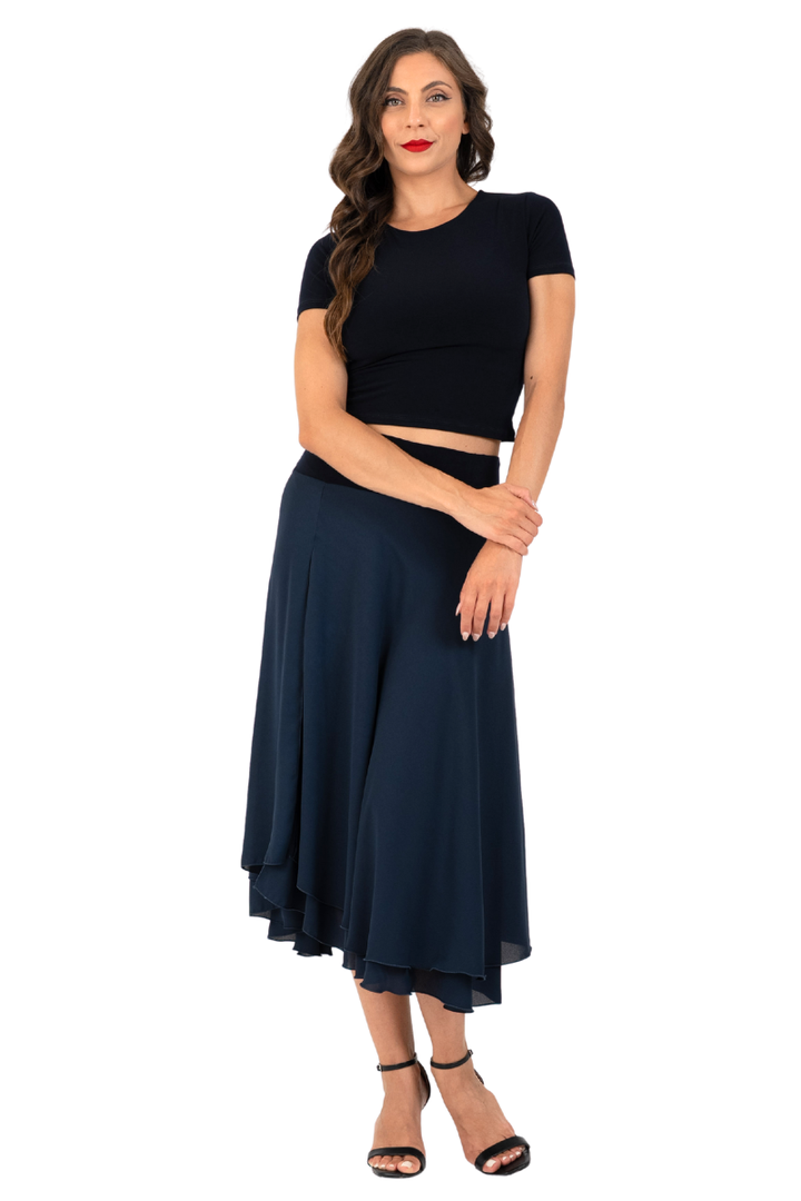 Two-layer Georgette Dance Skirt