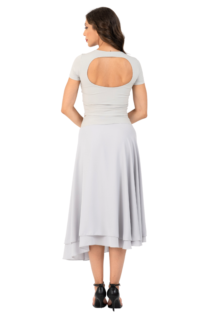 Two-layer Georgette Dance Skirt