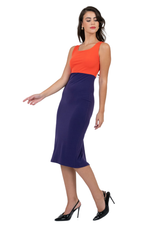 Load image into Gallery viewer, Two Toned Bodycon Tango Dress