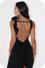 Load image into Gallery viewer, Open Back Tango Dress With Pleated Details
