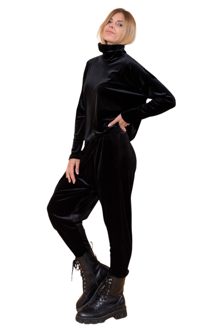 Velvet Harem Style Wrap Tango Pants