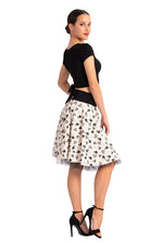 Load image into Gallery viewer, Off-White Two-layer Rock &#39;n&#39; Roll Heart Print Skirt
