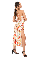 Load image into Gallery viewer, Wild Poppy Print Tango Dress With Adjustable Straps