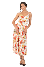 Load image into Gallery viewer, Wild Poppy Print Tango Dress With Adjustable Straps